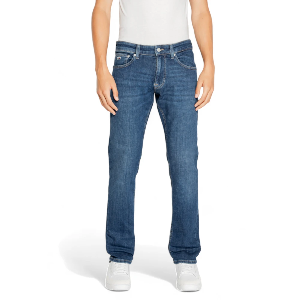 Tommy Jeans Heren Jeans Herfst Winter Collectie 100% Katoen Blue Heren