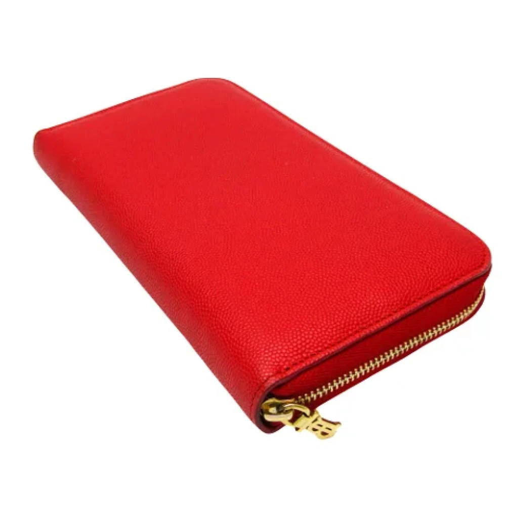 Burberry Vintage Pre-owned Leather wallets Red Dames