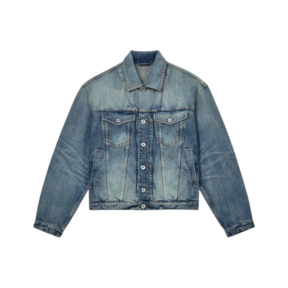 Kenzo Pop Trucker Denim Jacka Blue, Herr