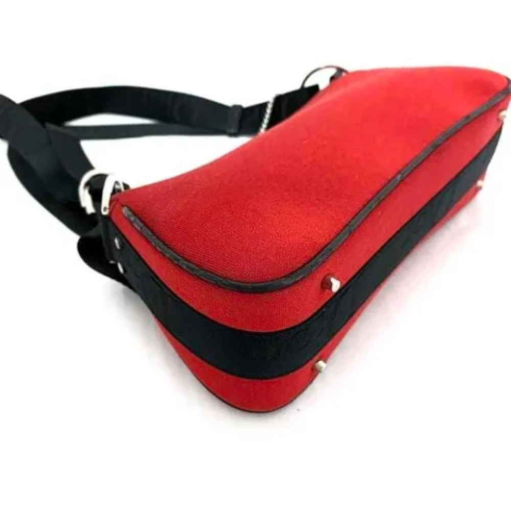 Dior Vintage Pre-owned Fabric dior-bags Red Dames