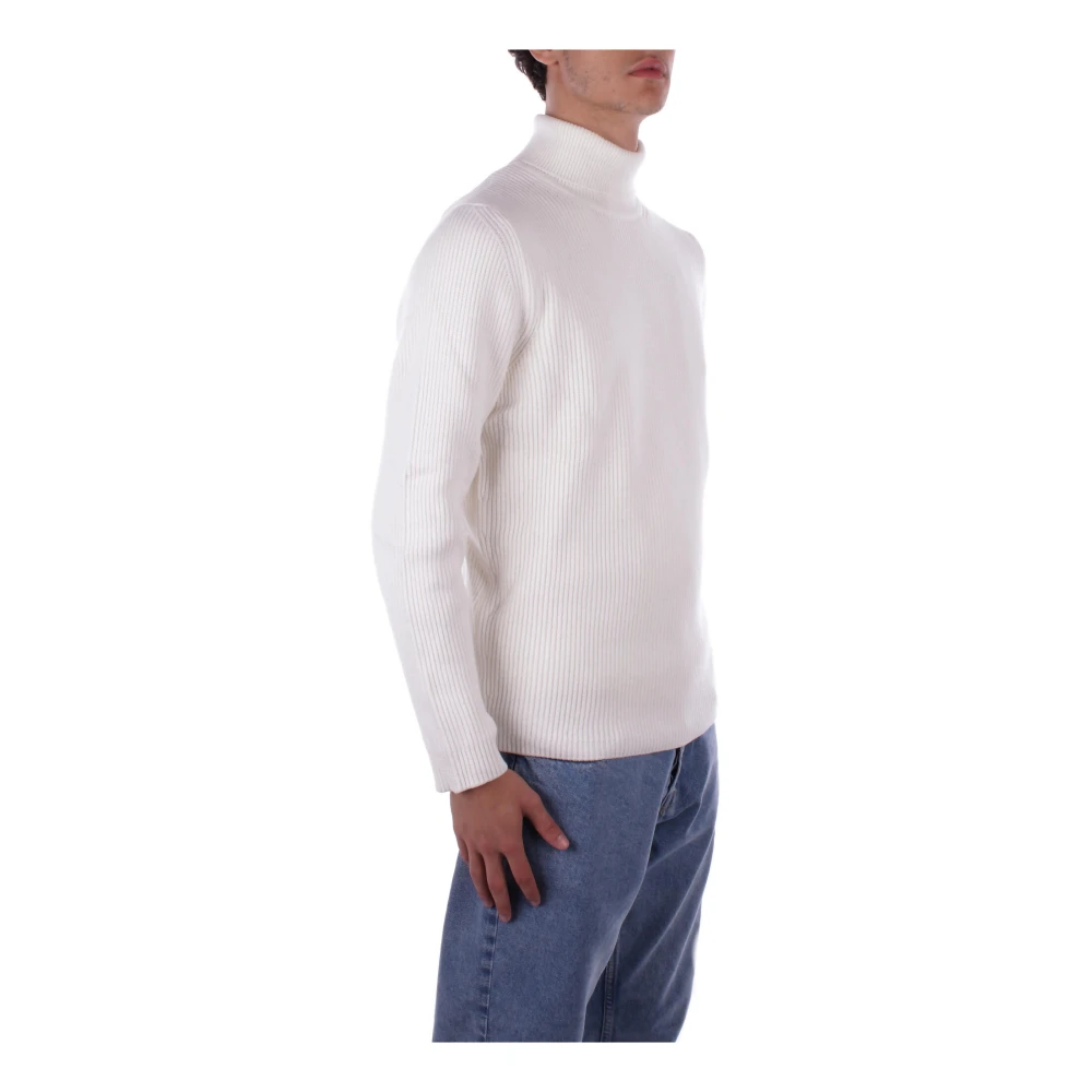 C.P. Company Hoge Hals Logo Trui White Heren