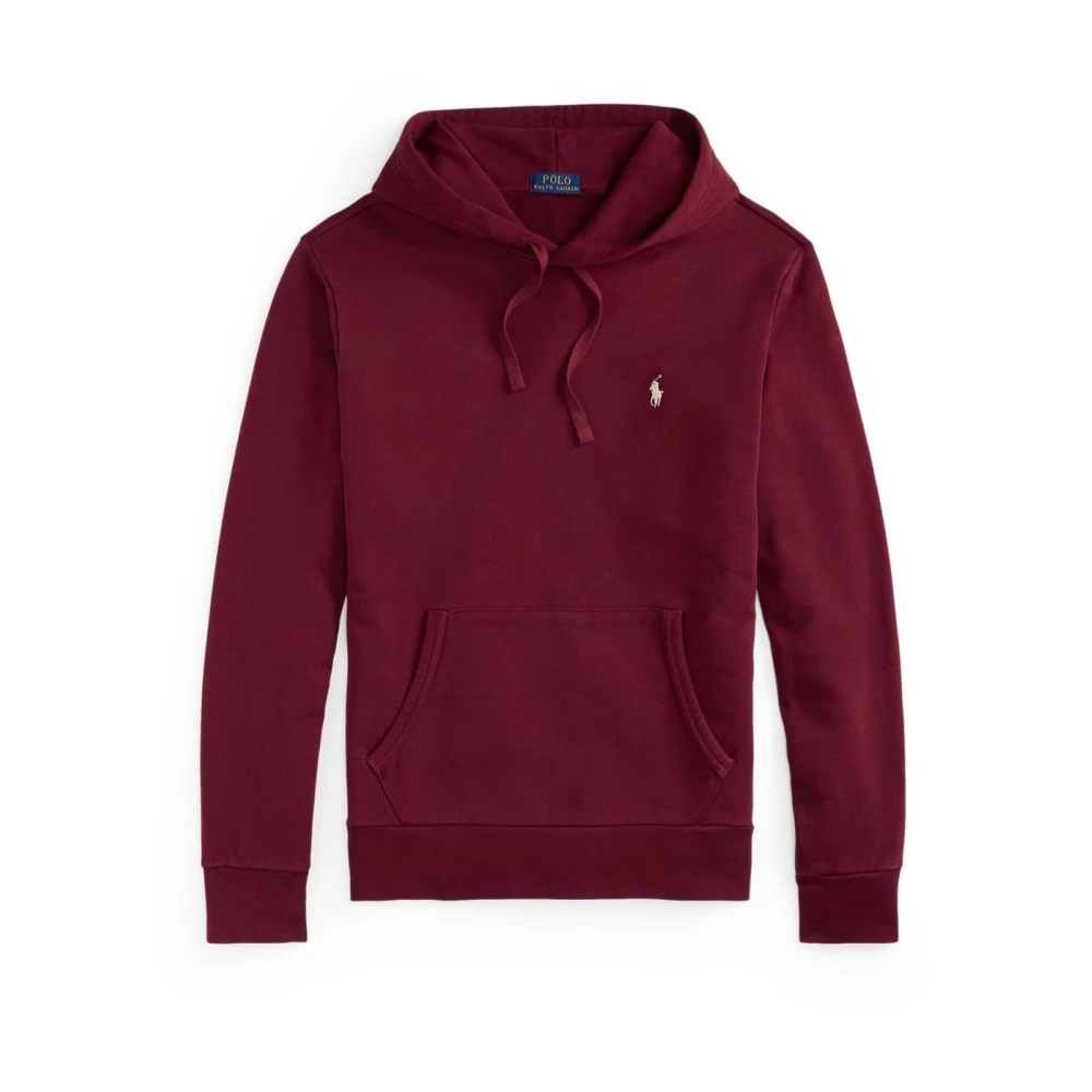 Polo Ralph Lauren Men's Red Hoodies, S, Jumper With Drawstring Hood
