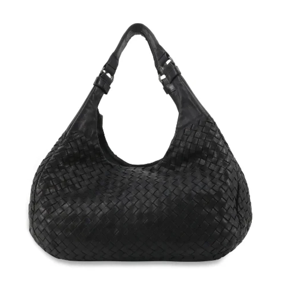 Bottega Veneta Vintage Pre-owned Leather shoulder-bags Black Dames