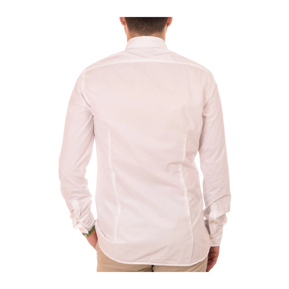 BOB Witte NorHeren Kraag Shirt White Heren