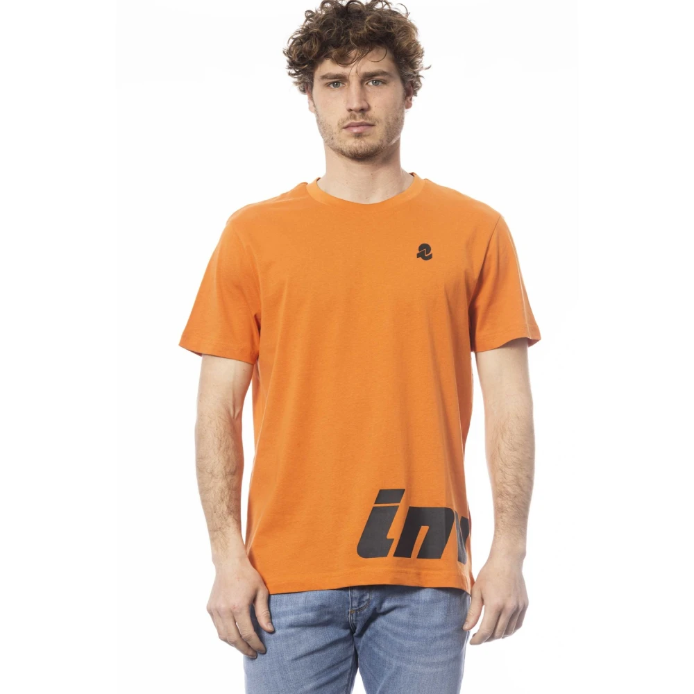 Invicta Men's Orange T-Shirts, 2XL, Big Logo Short Sleeve Cotton T-Shirt