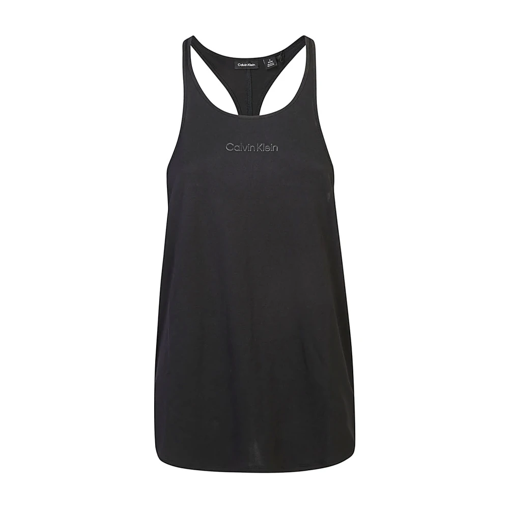 Calvin Klein Zwarte Sporttop voor Vrouwen Black Dames