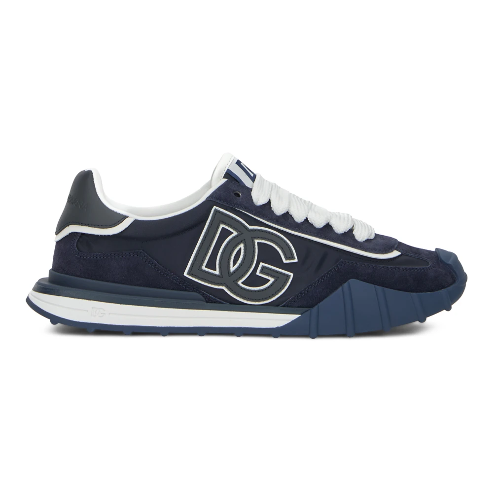 Dolce & Gabbana Dg Athletic Trainers - Male - Sneakers - Blue - 7 Uk - Shoes