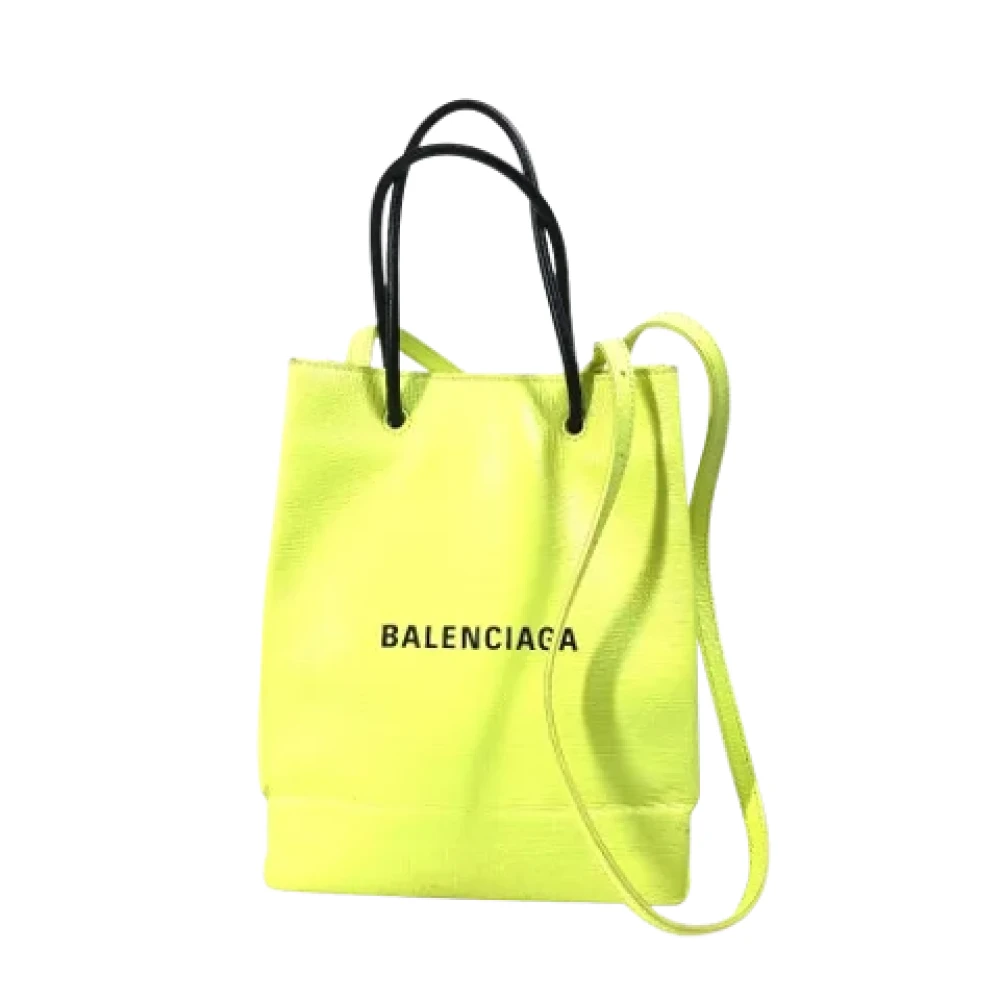 Balenciaga Vintage Pre-owned Leather balenciaga-bags Yellow Dames