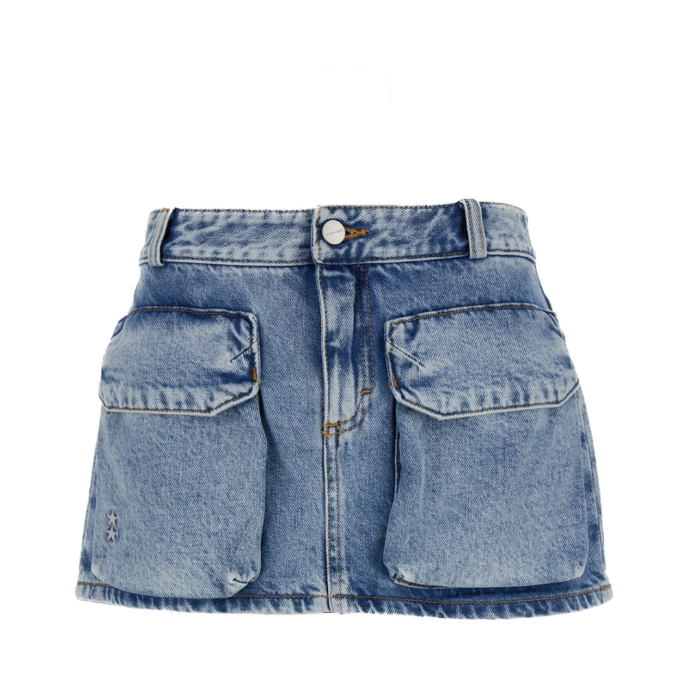 Icon Denim Gio Mini Rok Lichtblauw Denim Blue Dames