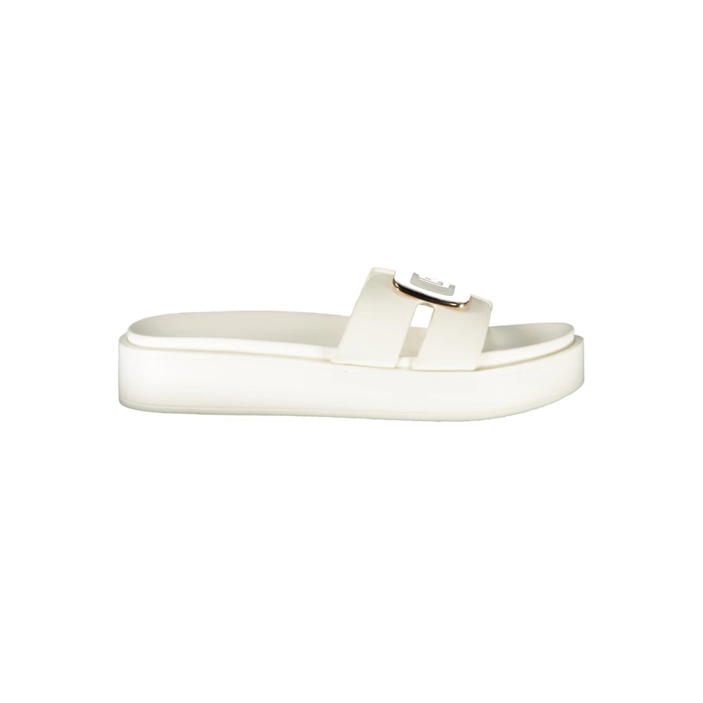 Laura Biagiotti White Sliders, Female, 5 Uk, Logo Slipper
