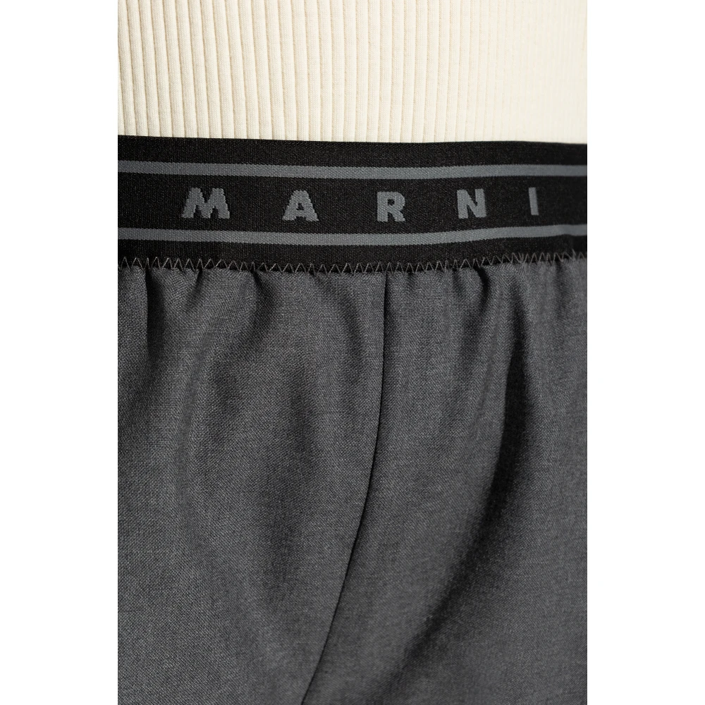 Marni Wollen shorts Gray Dames