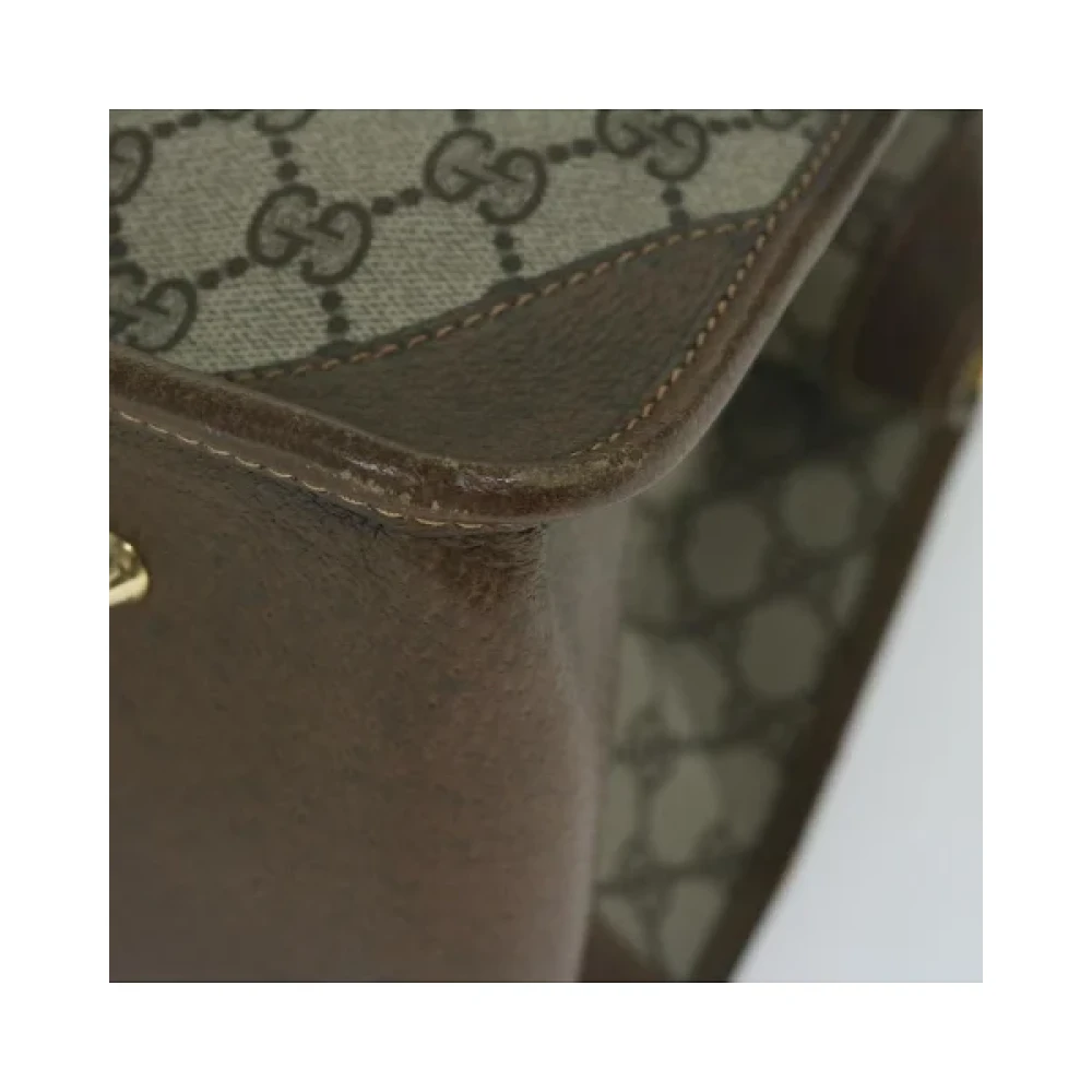Gucci Vintage Pre-owned Canvas handbags Beige Dames