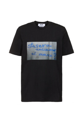 t-shirt-noir-graphique-100-coton