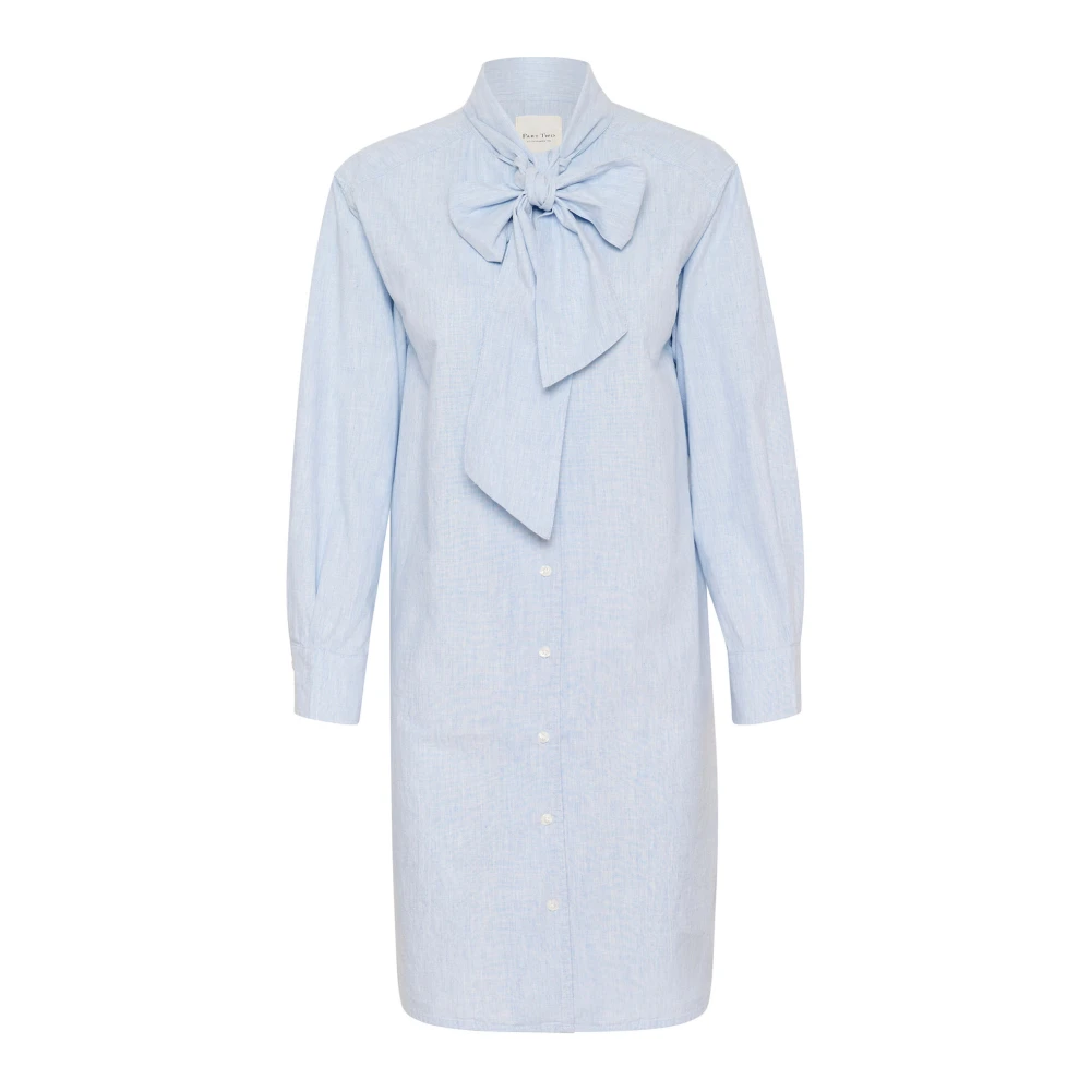 Part Two Blue Shirt Dresses, Female, 3XL, Windsurfer Style Shirt Dress