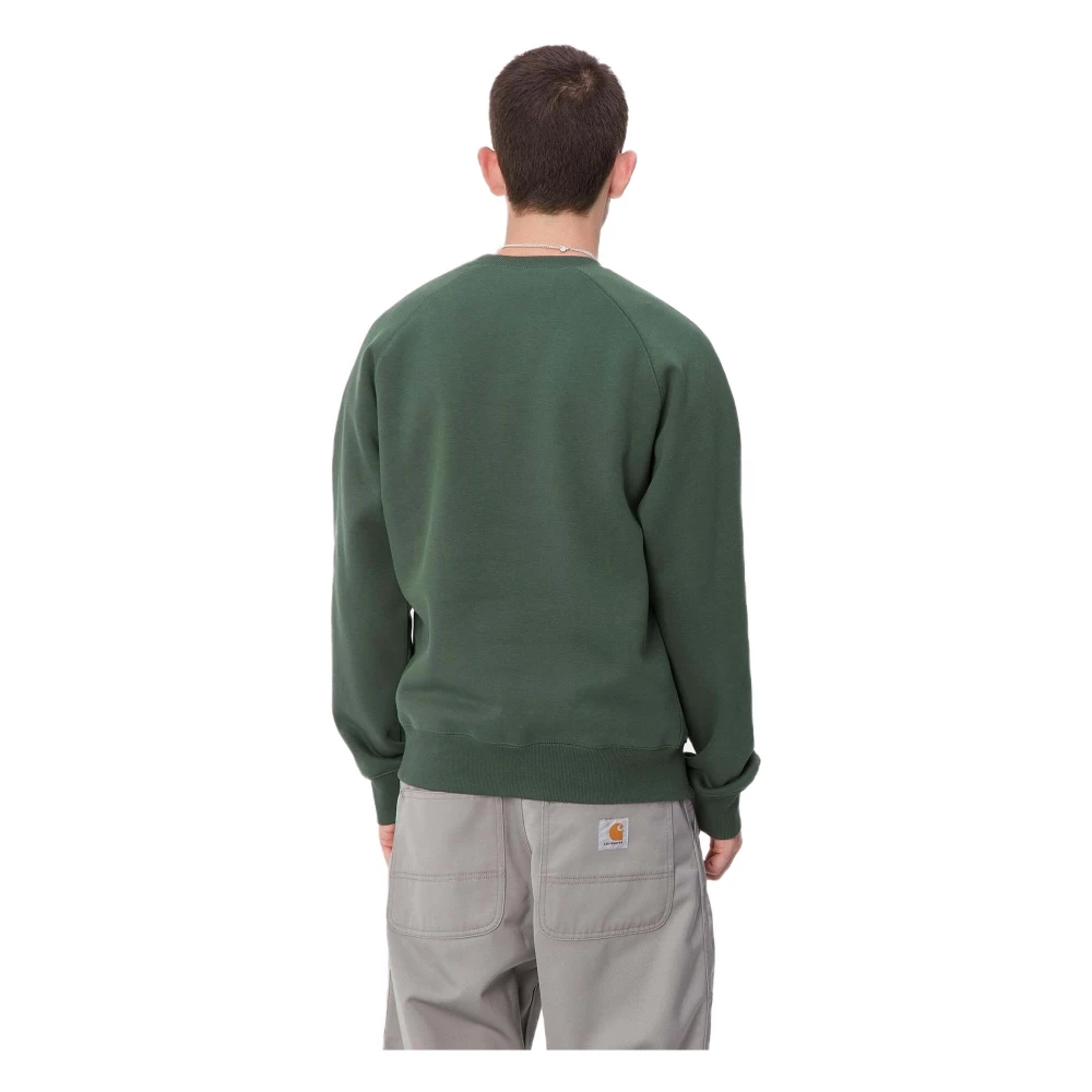Carhartt WIP Chase Sweat Hoodie Green Heren