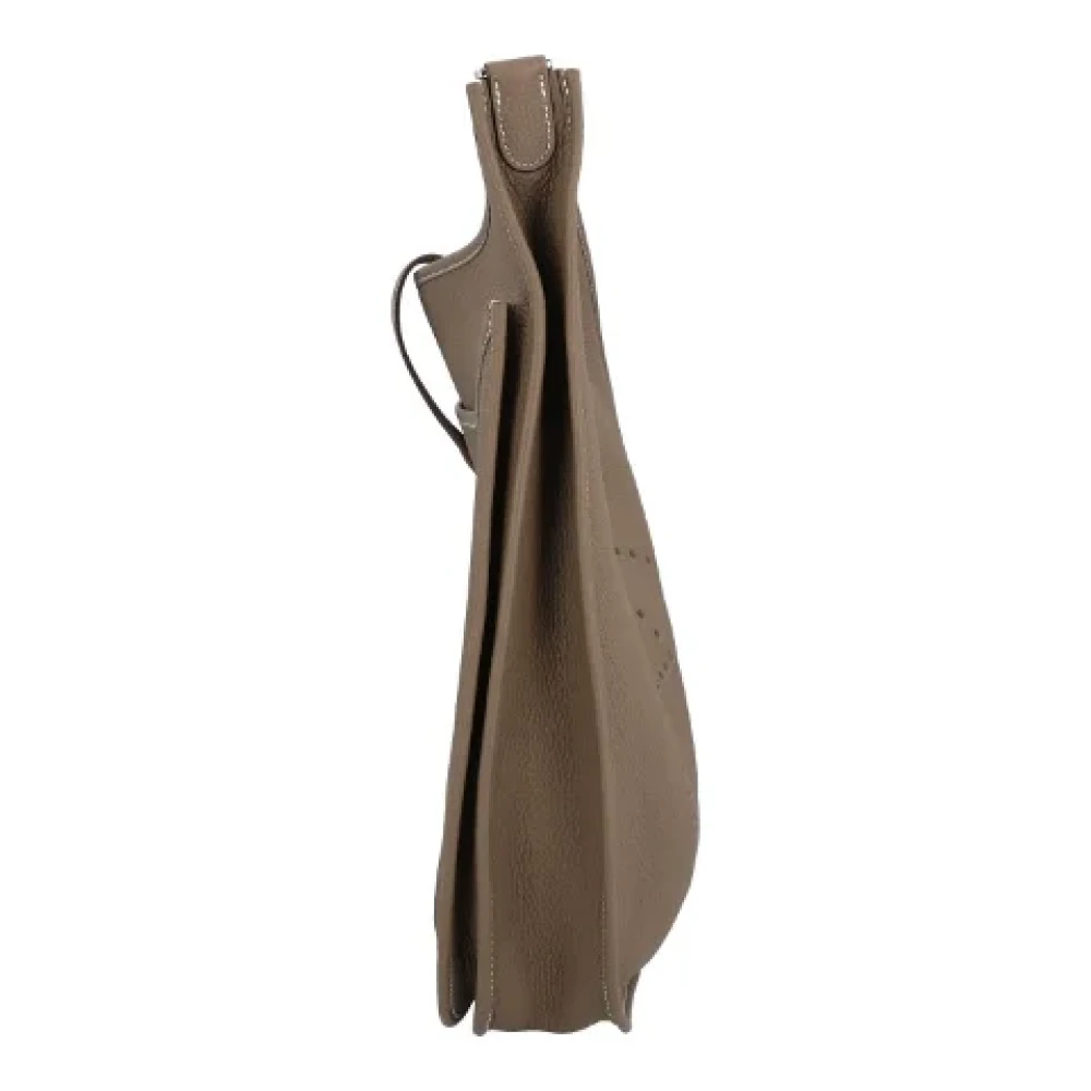 Hermès Vintage Pre-owned Leather shoulder-bags Brown Dames