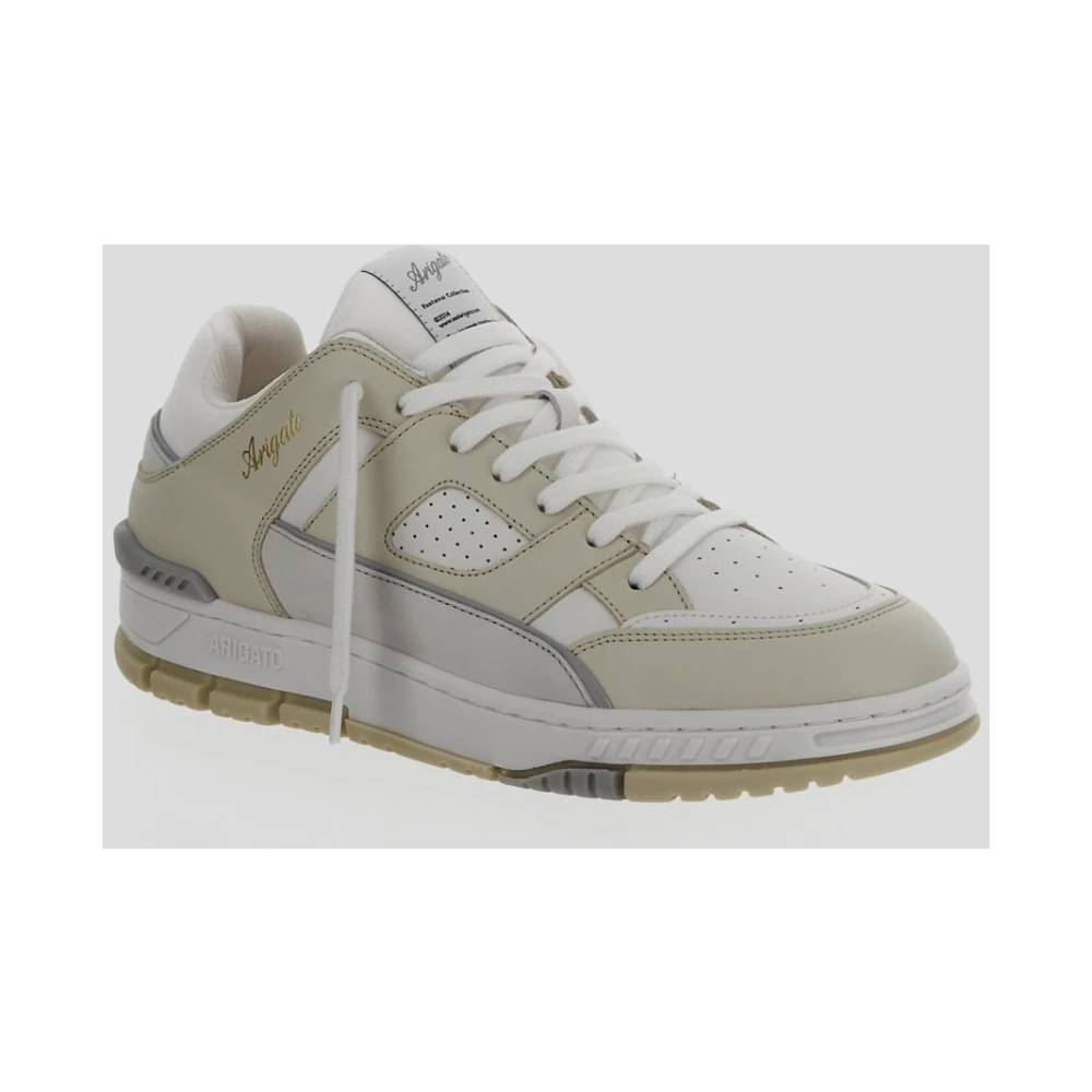 Axel Arigato Leren Sneaker Area 90 Beige Heren