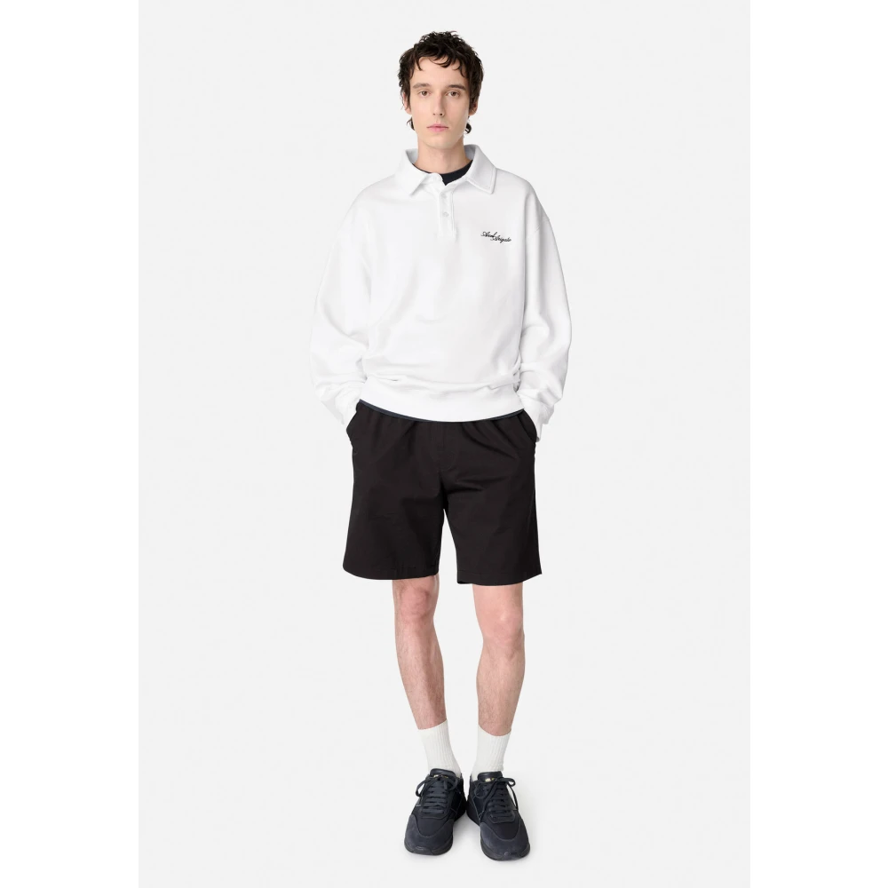 Axel Arigato Bae Polo Sweatshirt White Heren