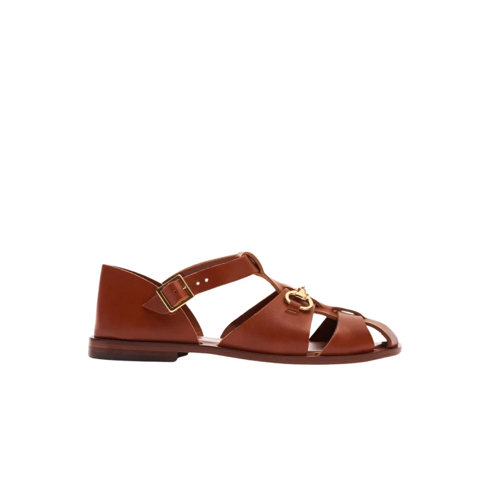 Scarosso Women's Brown Flat Sandals, 2 Uk, Helene Cognac Sandal