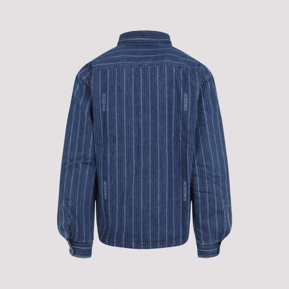 Jacquemus Blauwe Overhemden Aw24 Herenkleding Blue Heren
