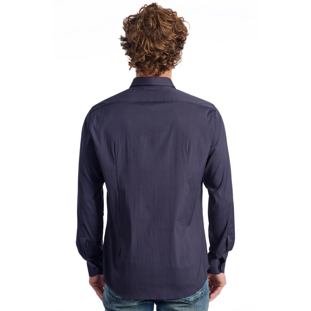 Baldinini Kleding Overhemden Blue Heren