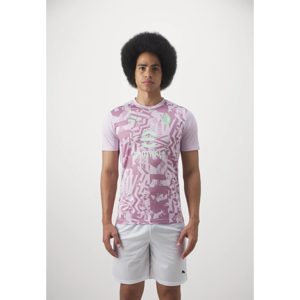 Puma AC Milan 2024 2025 Pre-Match Shirt Pink Heren