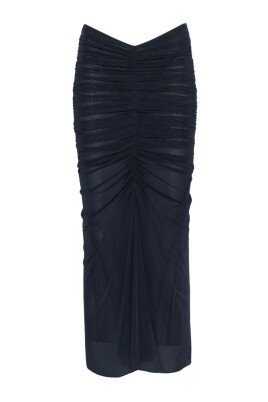 mesh-fabric-ruched-detailing-midi-skirt
