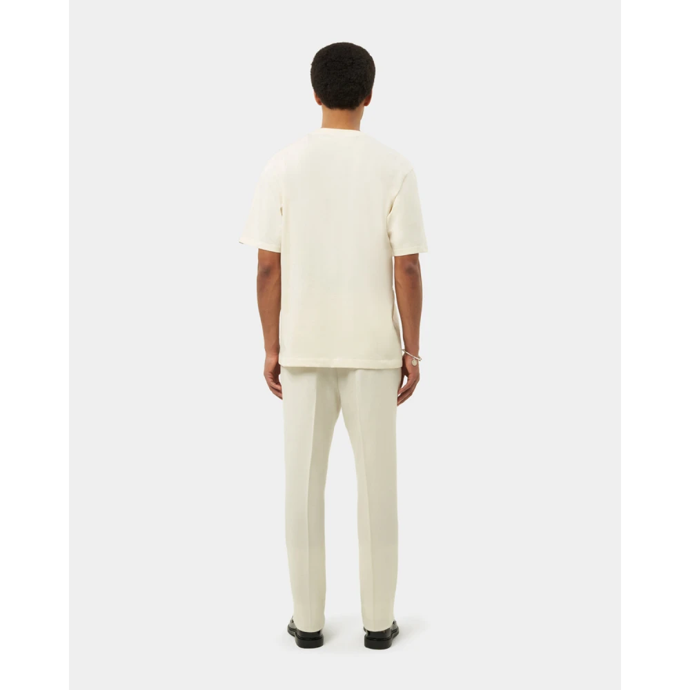 Filling Pieces T-Shirt Gowtu Antique White Heren