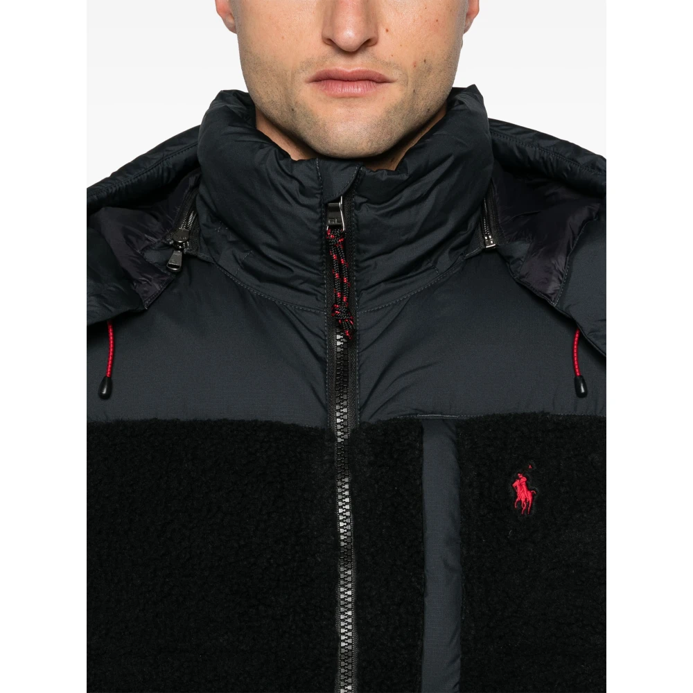 Polo Ralph Lauren Zwarte Donsjas Regular Fit Black Heren