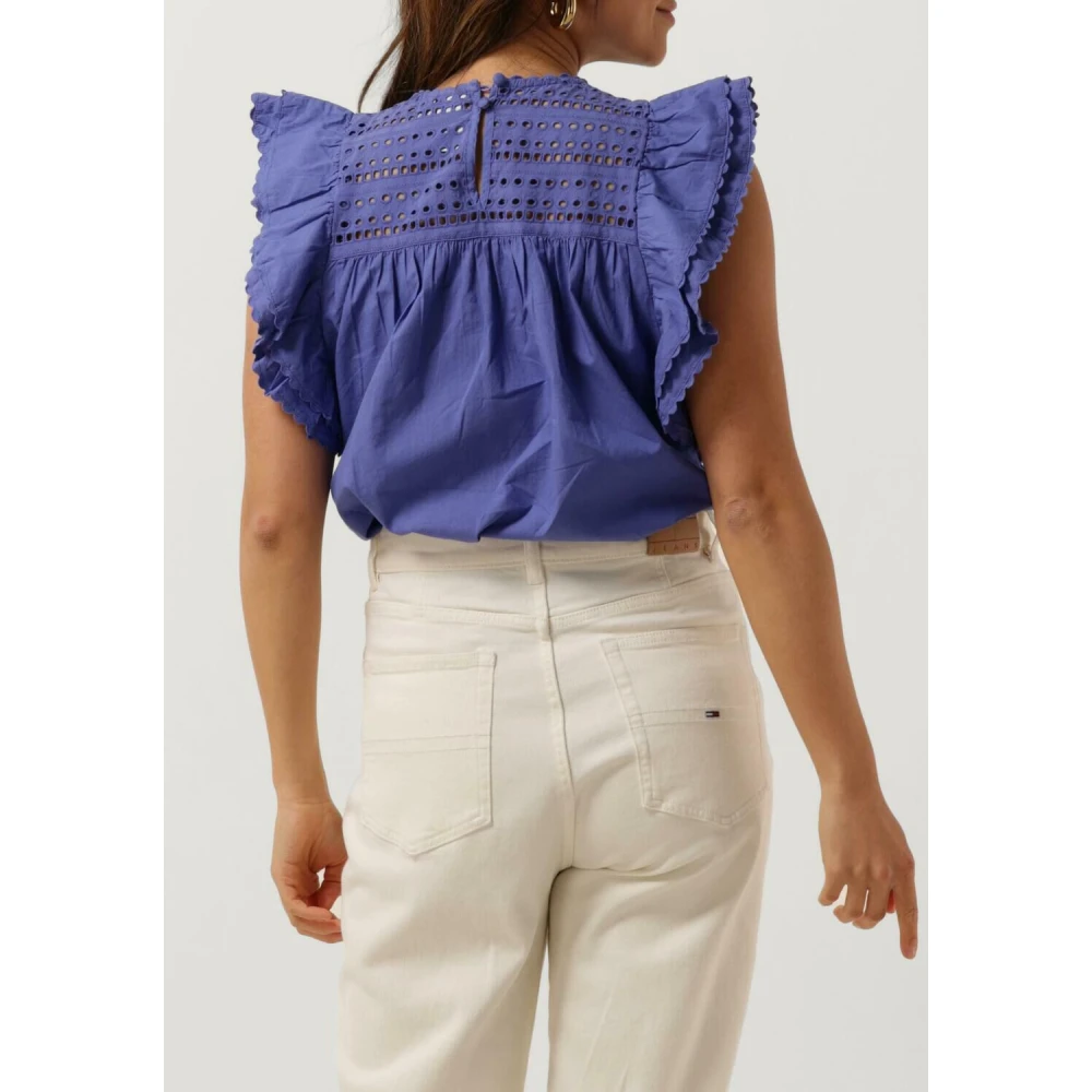 Y.A.S Paarse Stijlvolle Blouse Purple Dames