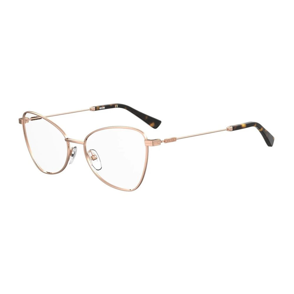 Moschino Gouden Metalen Montuurbril voor Vrouwen Yellow Dames