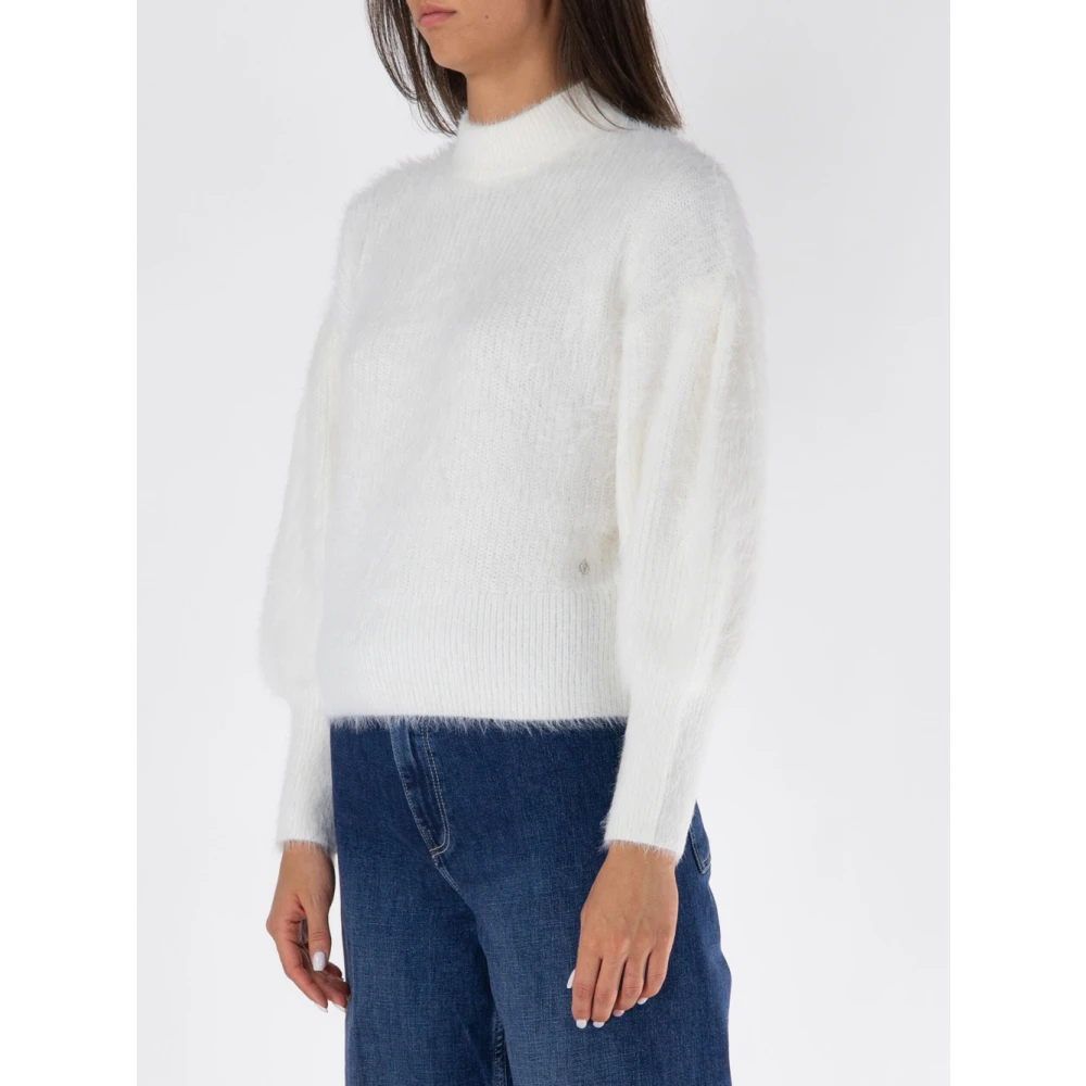Guess Keyla Turtleneck Knitwear White Dames