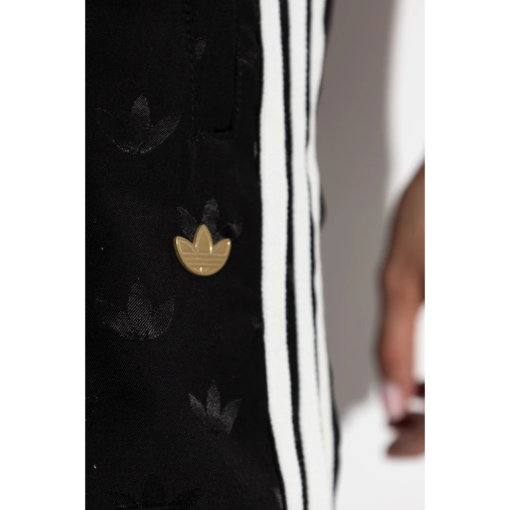 adidas Originals Broek met monogram Black Dames