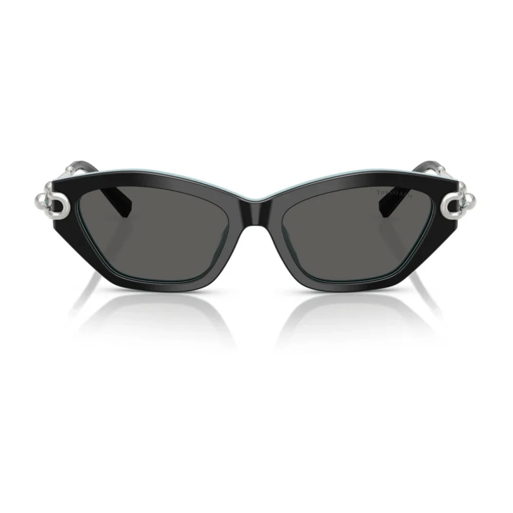 Tiffany Women's Grey Woman Tf4231u 8055S4 Sunglasses Acetate Black Cat Eye Normal - Image 2