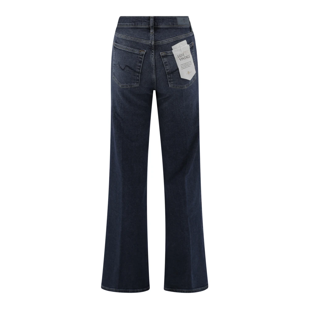 7 For All Mankind Blauwe Ultra High Rise Jeans Blue Dames