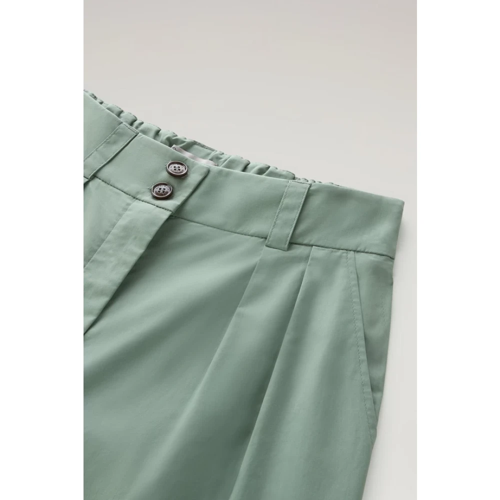 Woolrich Trousers Green Dames