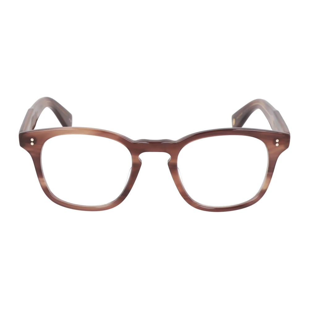 Garrett Leight Vierkante acetaat montuur zonnebril Brown Unisex