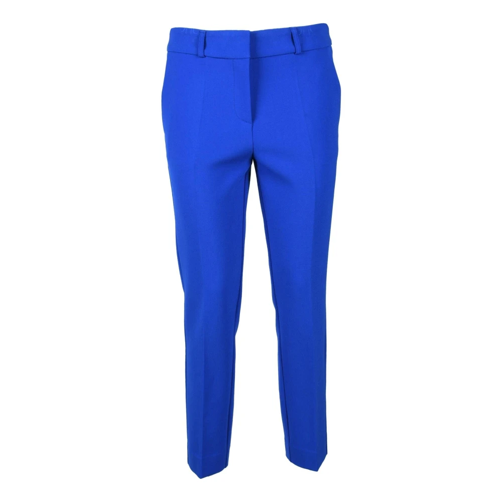 Simona Corsellini Elegante Op Maat Gemaakte Broek Blue Dames