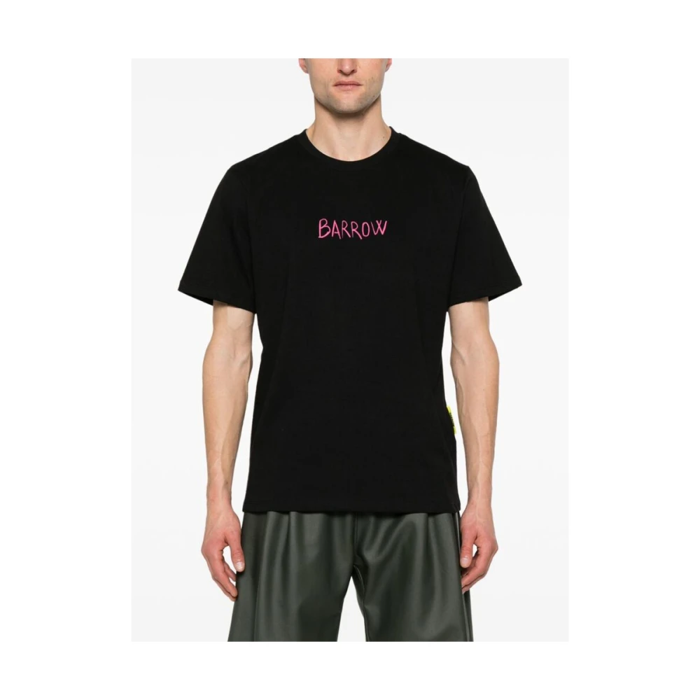 Barrow Zwarte Teddy Bear T-shirt Black Heren
