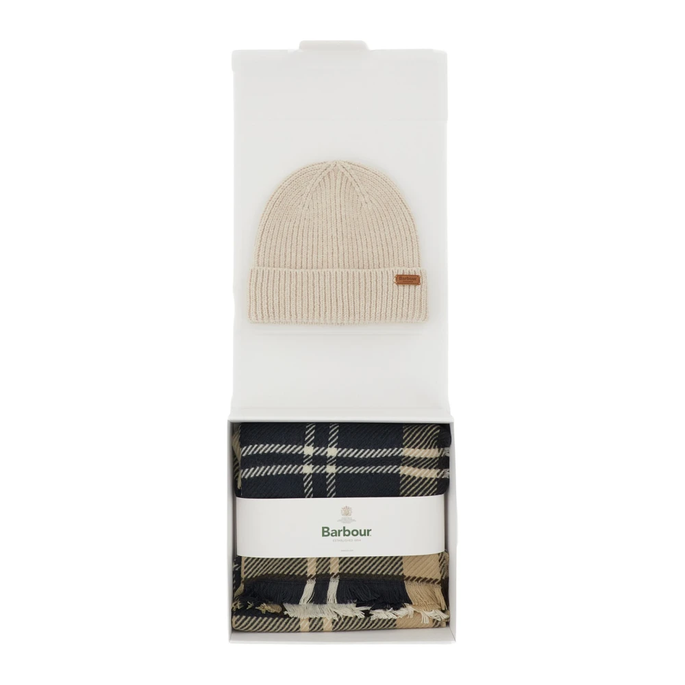 Barbour Cream Pendle Beanie & Blair Scarf Gift Set - Barbr44512 / 329 672 One Acrylic/Polyester - Image 3