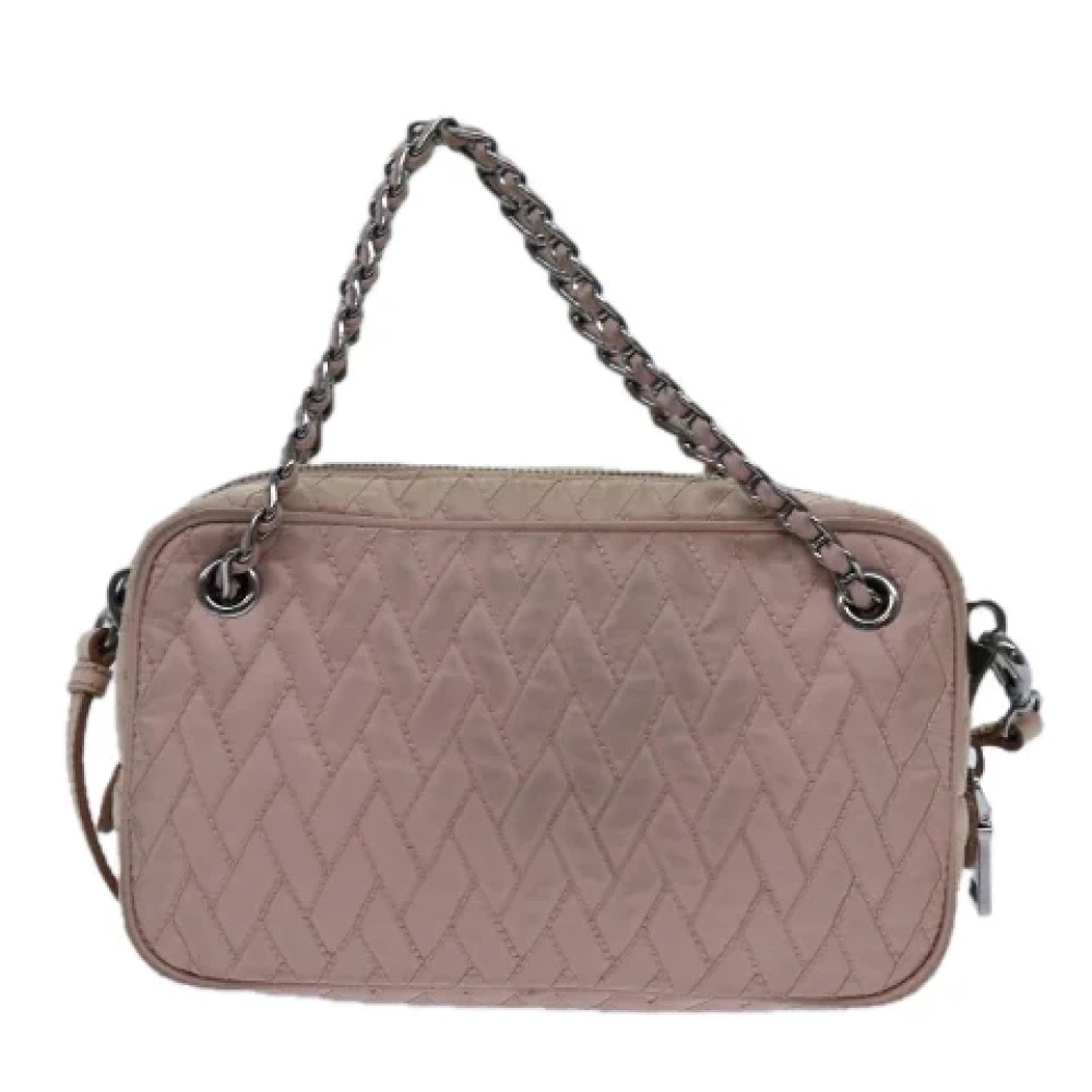 Prada Vintage Pre-owned Fabric prada-bags Pink Dames
