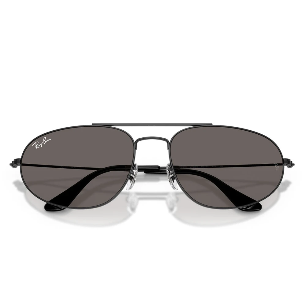Ray - Ban Unisex Grey Ray - Ban Rb3945 002/B1 Sunglasses Metal Black Geometric Normal - Image 3