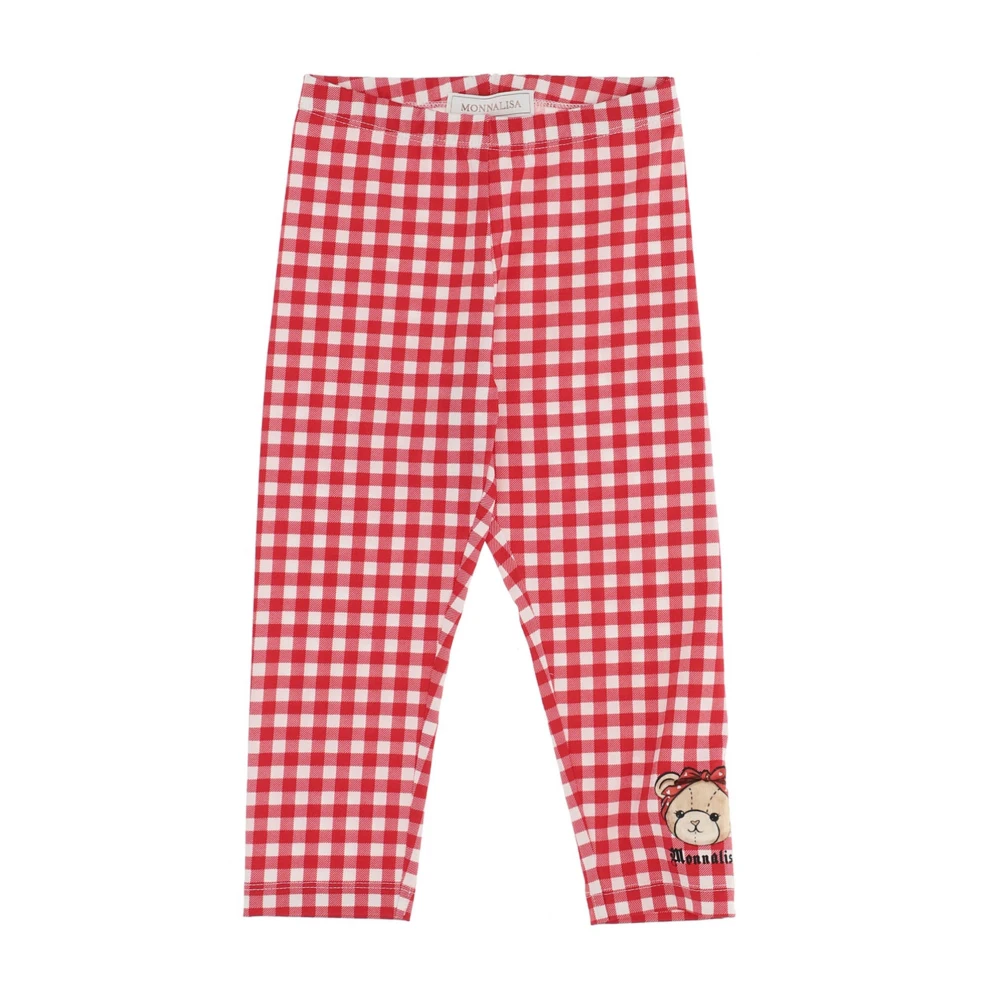 Monnalisa Girls Multicolor Leggings, 3 Y, Vichy Leggings