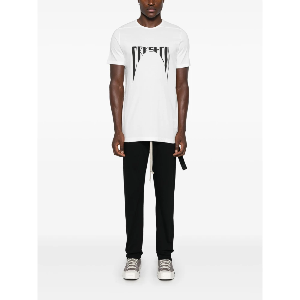 Rick Owens Stijlvol Level T-shirt White Heren