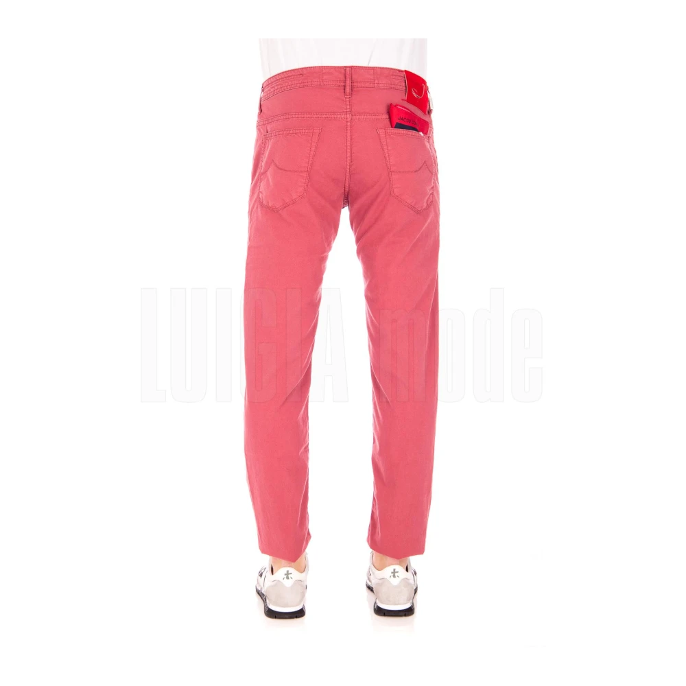 Jacob Cohën Vintage Comfort Straight Broek Red Heren