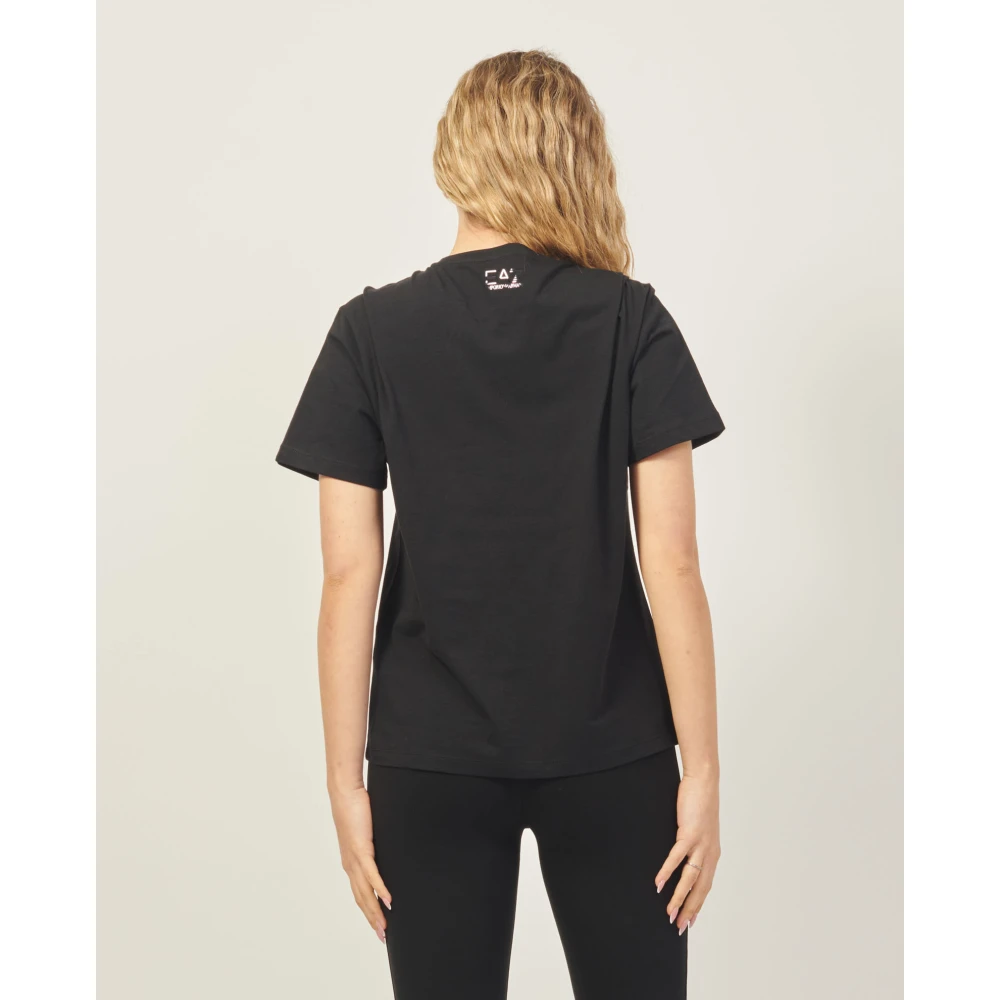 Emporio Armani EA7 T-Shirts Black Dames