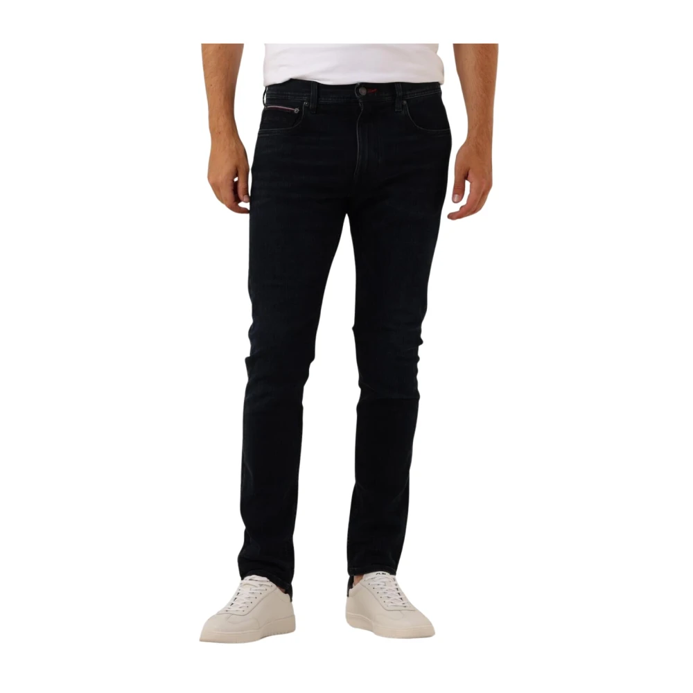 TOMMY HILFIGER Heren Jeans Tapered Houston Pstr Modoc Ind Antraciet