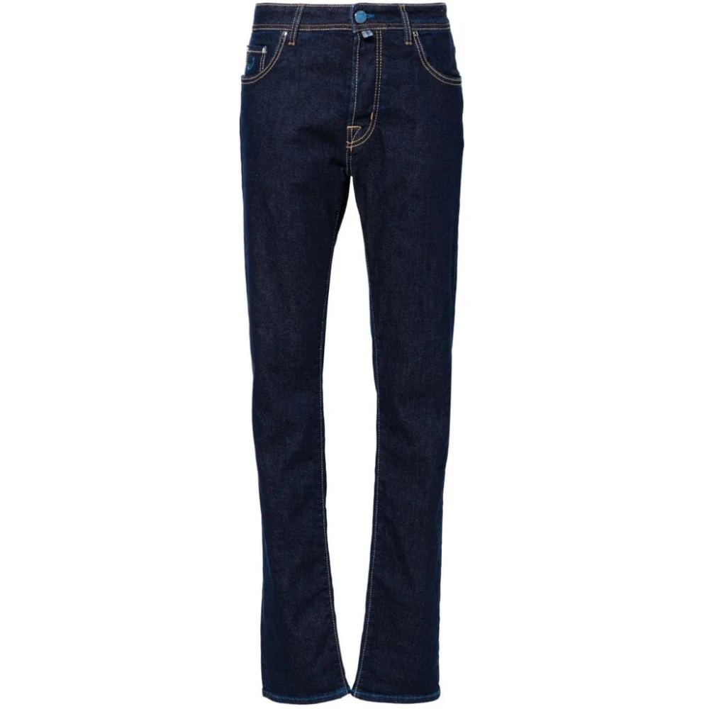 Jacob Cohën Donkerblauwe Slim Fit Denim Jeans Blue Heren