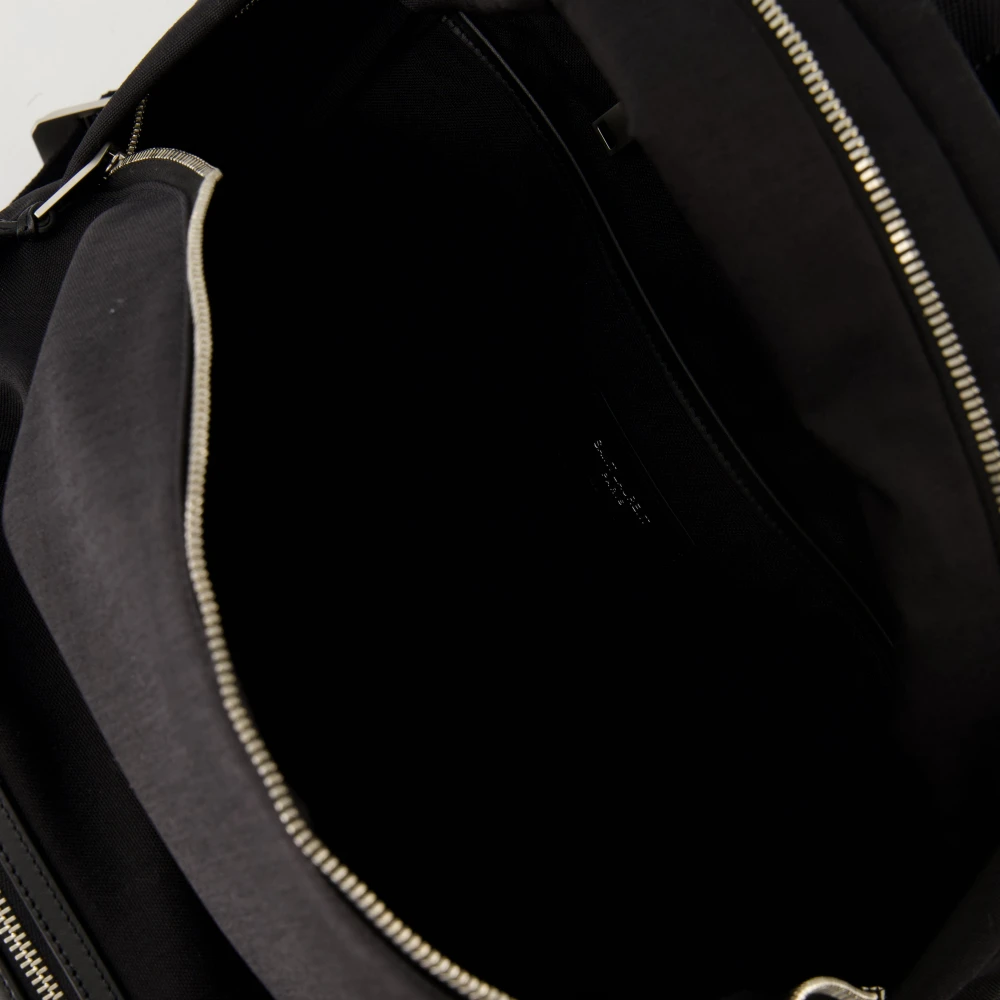 Saint Laurent City Rugzak Lente-Zomer 2025 Black Heren