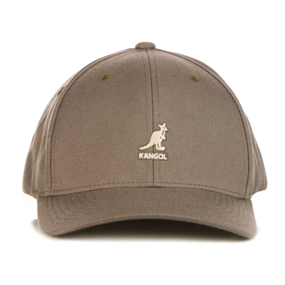 Kangol Flexfit Wol Baseballpet Bruin Brown Heren